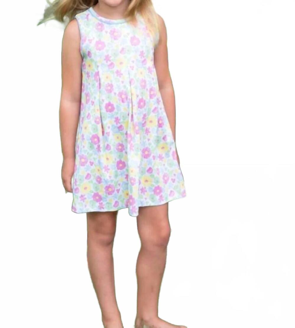 NEW JAMES & LOTTIE women's penny pleat dress in blossoms and blooms